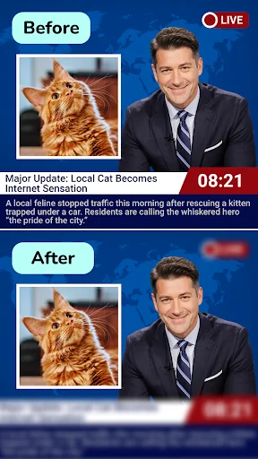 Video editing app interface showing object removal capabilities for photos and videos on mobile device